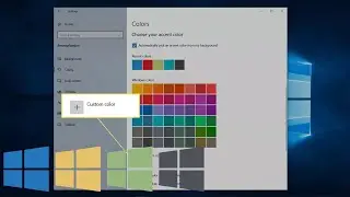 How to Change the Windows 10 logo Color in taskbar