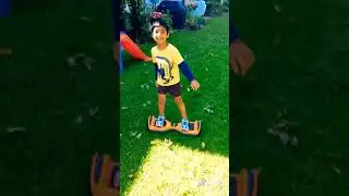 My son’s first Hoverboard