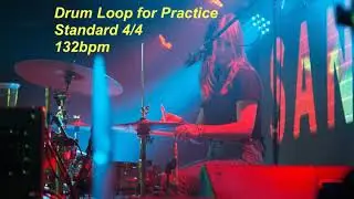 Drum Loop for music learners - 4/4 - 132bpm