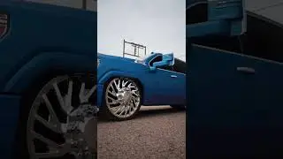 Custom bagged dually truck goes from laid out to rolling #customtruck #phatphabs #dually #truck