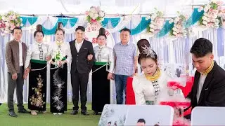 TOÀN CẢNH ĐÁM CƯỚI NGƯỜI THÁI ĐEN BẢN LẨY - VÀNG ĐEO KÍN CỔ - CHÚ RỂ VĂN MỪNG & CÔ DÂU THỊ NHẤT