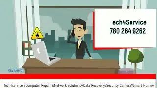 Edmonton computer repairing //Tech4service