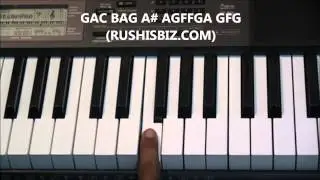 Kal Ho Naa Ho (Title song) - Piano Tutorials | 1200 Songs BOOK/PDF @399/- only - 7013658813