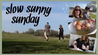 SLOW SUNNY SUNDAY | Banana Loaf, Walking, Making Life Plans, Sausage Casserole 🌞