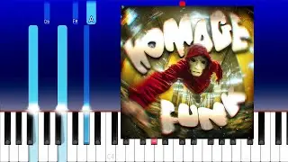 HOMAGE FUNK - KIXIA, KREZUS, Mc Kaique SP (Piano Tutorial)