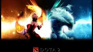 Dota Pudge vs Invoker битва с кодами.