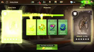 DH5 light skill Ten strike evolution to tier 6