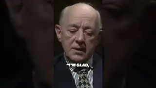 Alec Guinness Does a George Lucas Impression | RARE Interview 1977  #starwars #shorts #shortsfeed