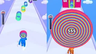 NOOB 🆚 PRO Layer Man Run 3d New Levels Big New Update Max Walkthrough Android iOS Gameplay Level1373