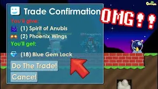 Selling My All Items [I GOT BLUE GEM LOCKS!] OMG!! | GrowTopia