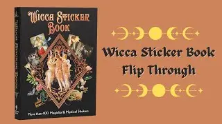 Wicca Sticker Book Flipthrough