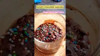 5 min chocolate cupcake recipe||Eggless chocolate cupcake#chocolate#cake#shorts#viral#youtubeshort