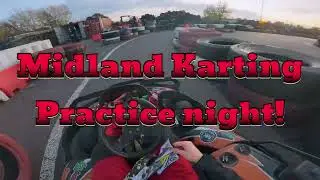 Karts broken ends in disaster! Midland karting practice session Tuesday 28th October 5pm