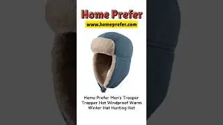 Home Prefer Trooper Trapper Hat Windproof Warm Winter Hat Hunting Hat#huntinghat#menshat #trapperhat