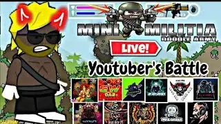 #42 Mini Militia live || Custom room live