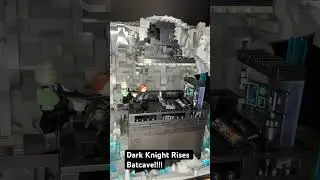 Lego Dark Knight Rises Batcave! MOC short #lego #legocreator #batmanlego
