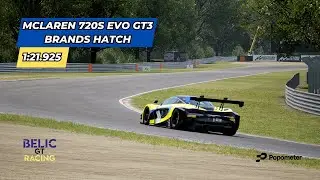 Brands Hatch 1:21.925 - McLaren 720S Evo GT3 - ACC v1.10.3M LFMHL - Data Pack in the description