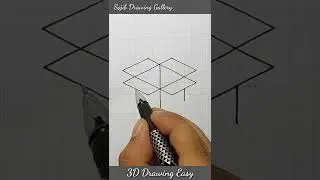 3d box drawing easy
