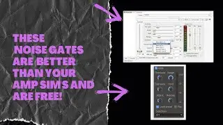 These Noise Gates Are Better Than Your Amp Sim's AND THEY ARE FREE! Reaper & FL STUDIOS!