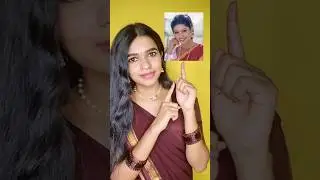 😍Recreating 90s Sneha hairstyle//hairstyle for saree #ytshorts #hairstyle