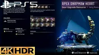 Apex Snapmaw Heart Location - Horizon Forbidden West Apex Snapmaw Heart PS5 Gameplay 4K 60FPS HDR