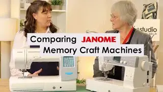 Comparing Janome Memory Craft 8200 QDC-SE and 6700p