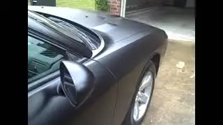 Flat Black 2009 5.7L Hemi Dodge Challenger R/T
