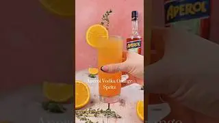 Aperol Vodka Orange Spritz Cocktail Recipe by The Ice Co