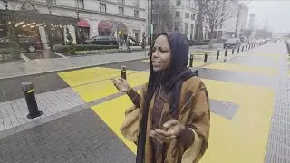 Artist who painted Black Lives Matter mural reflects as changes come to plaza