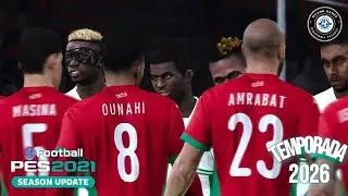 NIG&Eacute;RIA X MARROCOS GAMEPLAY -ASSISTA AGORA AO VIVO NO PC PES 21