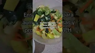 Ensalada para vph #nutrici&oacute;n #vph #infertilidad