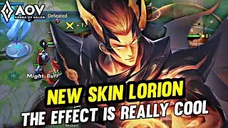 AoV : NEW SKIN LORION LAVA SPAWN - ARENA OF VALOR