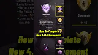 How To Complete Spectral Ensemble Achievement | PUBG MOBILE New 4.0 Achievement ✅ #pubgmobile #bgmi