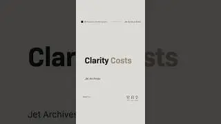 Стоимость обеспечения ясности | Архив Jet