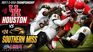 #6 Houston vs #24 Southern Miss | 2011 CUSA Football Championship | Full Highlights