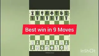 Checkmate in 9 Moves || Nimzo - Larsen  Trap || chess traps