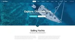 Yachtec Website Template by RockThemes - 61122