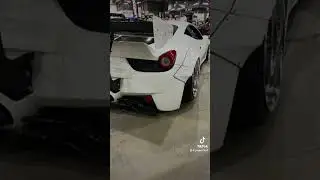 WideBody Ferrari 458 on Air Suspension #shorts #cars #ferrari #viral