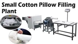 Amazing Cotton Pillow Filling Machine Working Process | Automatic Pillow Filler Demo #pillow #cotton
