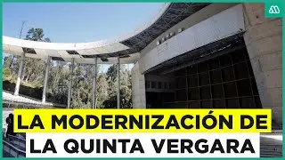 La Quinta Vergara se moderniza: Así avanzan las obras de mejoramiento en sus instalaciones