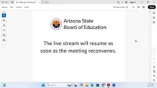 December 8, 2025 Arizona State Board of Education Board Meeting