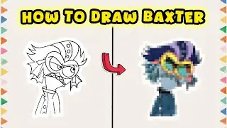 How to Draw Baxter from Hazbin Hotel &ndash; Detailed Cartoon Character Guide