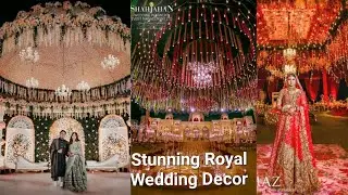Stunning Royal Decor for 'YOUR' Barat and Walima|Royal Wedding Decorations|Stage Decoration