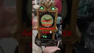 Spooky! Haunted Grandfather Clock!!🕰️ #clock#halloween#loews#fun#decor#shorts#hauntedmansion