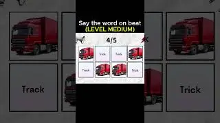 Say the word on the beat | (LEVEL MEDIUM) #challenge #words #beats