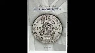 1925 - 1966 Great British One Shilling Coin Hunt Collectors Album