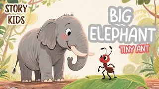 Big Elephant, Tiny Ant | A Short Moral Story for Kids About Friendship