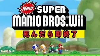 NewスーパーマリオブラザーズWii 死んだら即終了 4日目