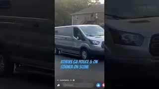 Athens GA Police & Coroner on Scene at west broad partments #athensga #706 #uga #peachstate