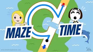 Maze Game for Preschoolers - Critical Thinking for Little Learners | SHICHIDA at Home